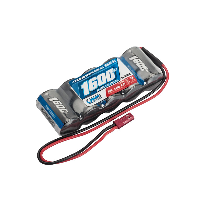 Accu de réception XTEC Nimh 6.0V 1600mah Plat - Bec - LRP - 430602