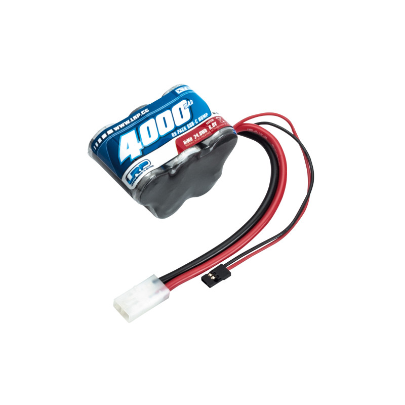 Accu XTEC 1/5 Nimh 6.0V 4000mah Pyramide - Tamiya/JR - LRP - 430608