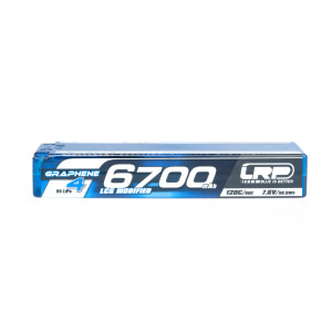 Accu Lipo 6700mah 2S HV 120C/60C Stick LCG Graphene - LRP - 431271