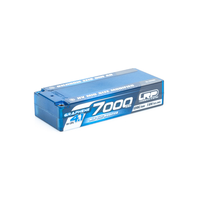 HV Mid Size GRAPHENE-4.1 7000mAh 7.6V LiPo 120C/60C - LRP - 432263