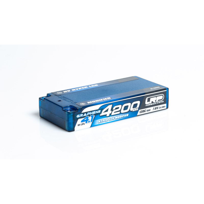 Accu Lipo 4200mah 2S HV 120C/60C Shorty HLCG Graphene - LRP - 432273