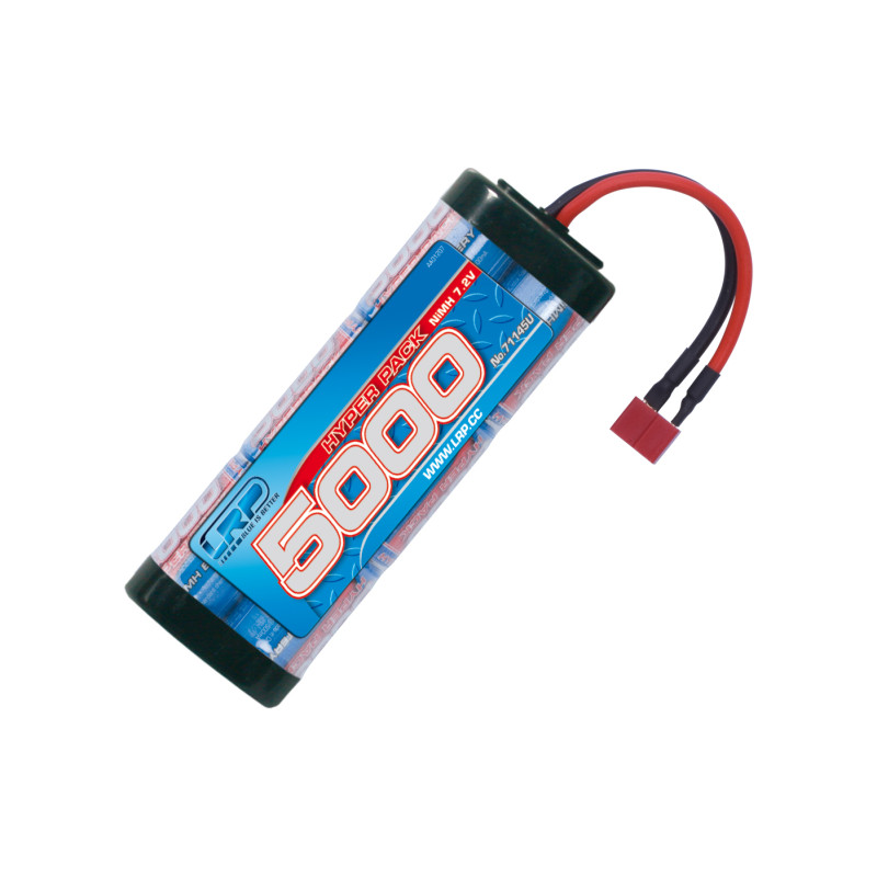 Accu NIMH 7.2V 5000mah - Dean - LRP - 71145U