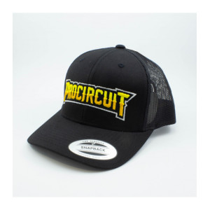 Casquette Procircuit Trucker noire - PROCIRCUIT - PC0013