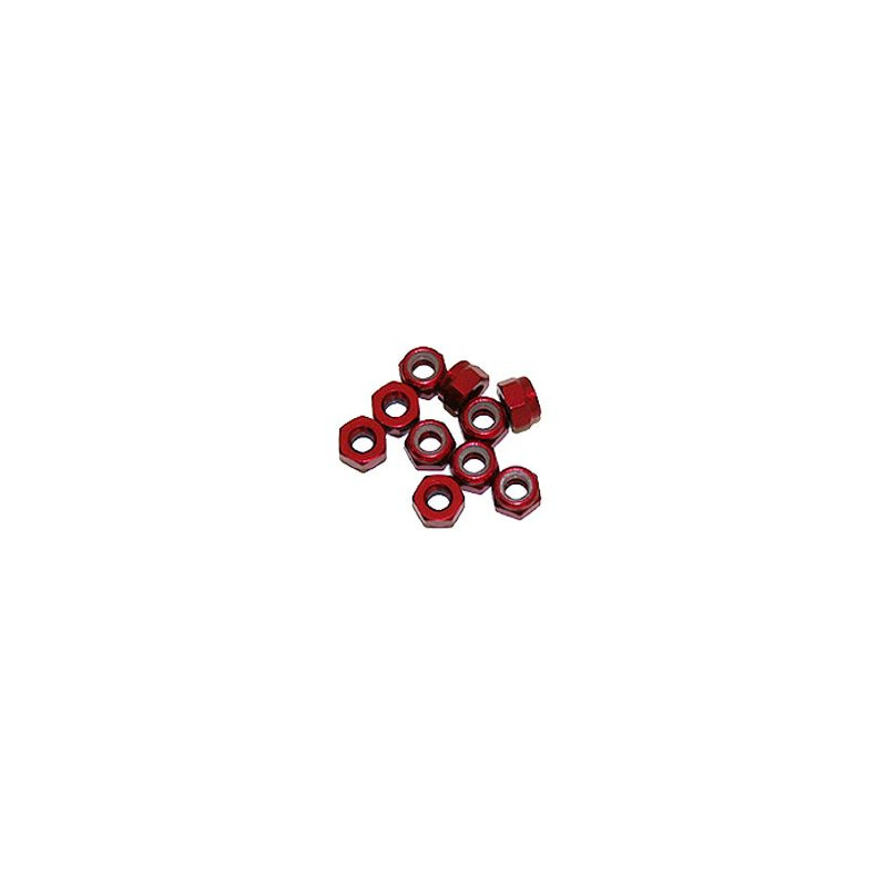 Ecrous 3mm Rouge (x10) - ULTIMATE - UR1502-R