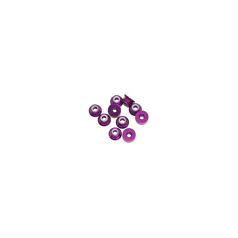 Ecrous épaulé 3mm Violet (x10) - ULTIMATE - UR1503-P