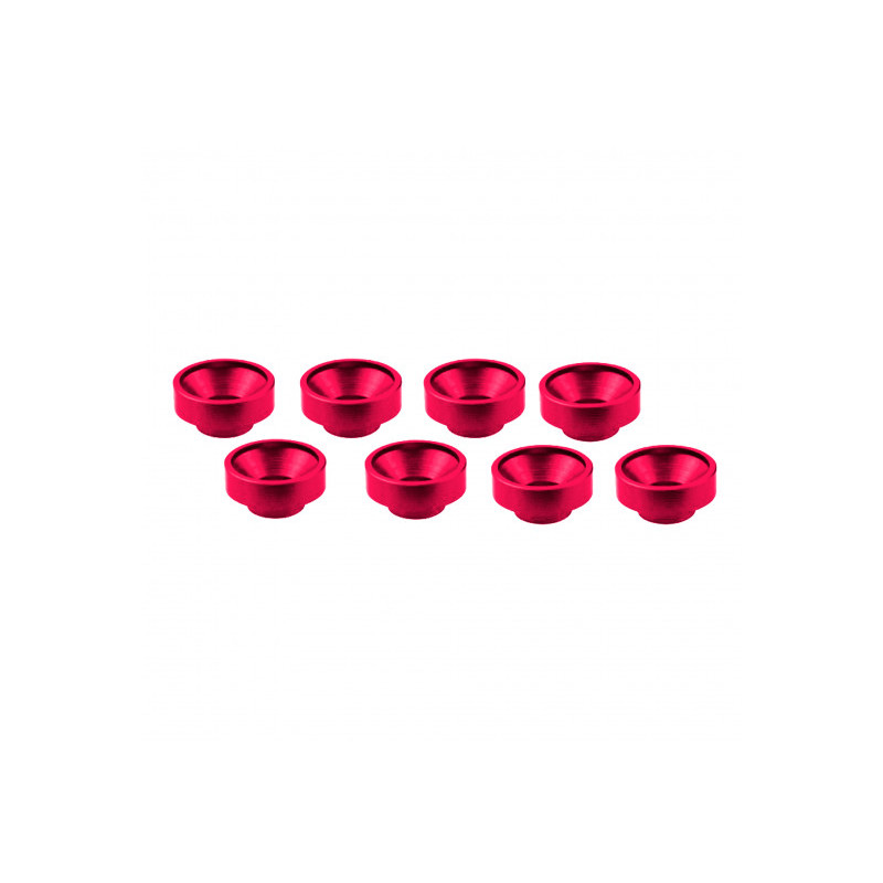 M3 ALUMINUM SERVO WASHER PINK (8 pcs) - UR1507-PK - ULTIMATE