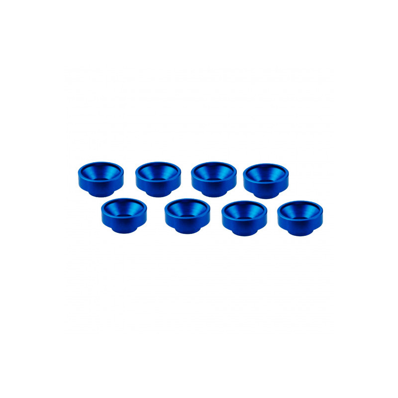 Rondelles de servos M3 - Bleu (8pcs) - ULTIMATE - UR1507-A