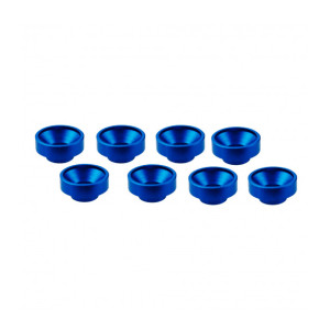 Rondelles de servos M3 - Bleu (8pcs) - ULTIMATE - UR1507-A