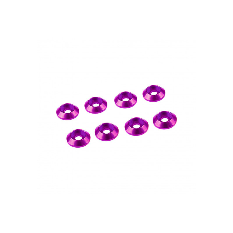 3MM ALUMINIUM CAP HEAD WASHER PINK (8 pcs) - UR1521-PK - ULTIMATE