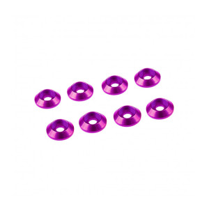 3MM ALUMINIUM CAP HEAD WASHER PINK (8 pcs) - UR1521-PK - ULTIMATE