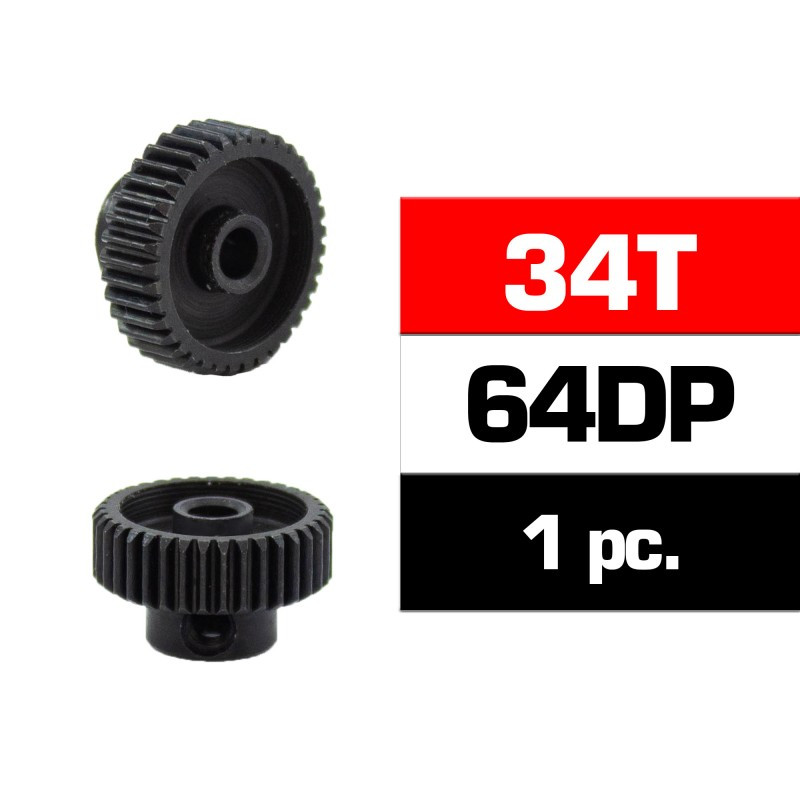 Pignon 34T Acier 64DP - D3.17mm - ULTIMATE - UR4316-34