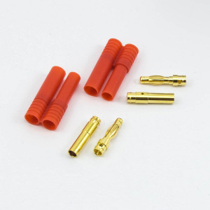 4.0mm BULLET CONNECTOR MALE/FEMALE (2pcs) - UR46206 - ULTIMATE