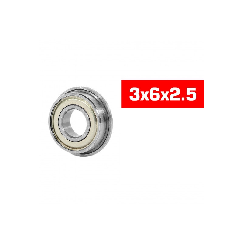 Roulements métal HS 3x6x2.5 épaulés (2pcs) - ULTIMATE - UR7808-2