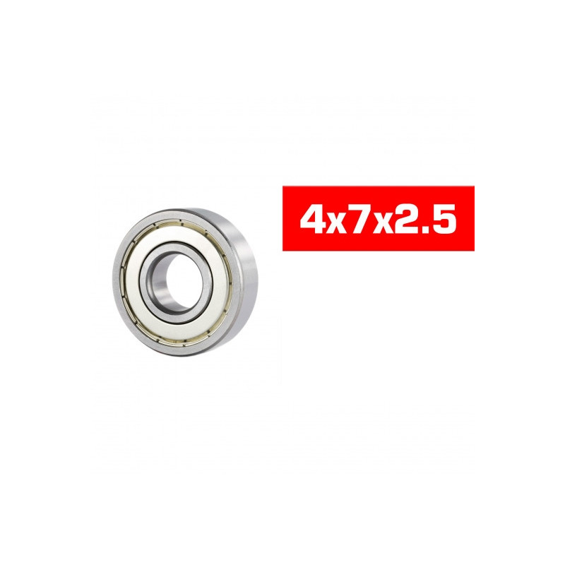 Roulements métal HS 4x7x2.5 (2pcs) - ULTIMATE - UR7856-2