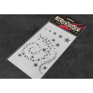 Pochoir Stars V2 - BITTYDESIGN - BDSTC-021