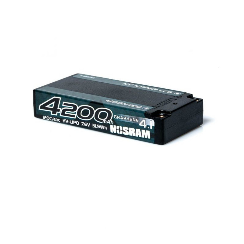 Accu Lipo Hyper LCG 4200mah 2S HV Shorty Graphene - NOSRAM - 999753