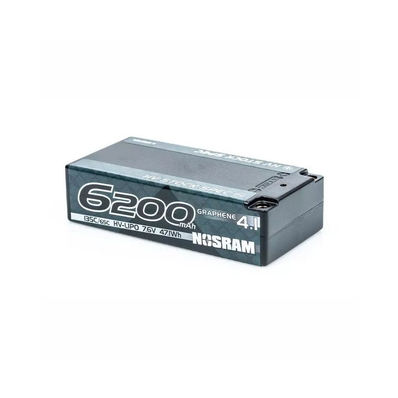 Accu Lipo LCG 6200mah 2S HV Shorty Graphene - NOSRAM - 999759