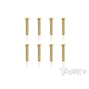 Vis Acier Traitées GOLD BHC 3x16mm (8) - T-WORKS - GSS-316B