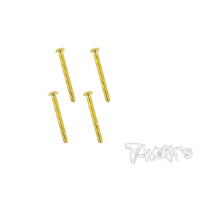 Vis Acier Traitées GOLD BHC 3x35mm (4) - T-WORKS - GSS-335B