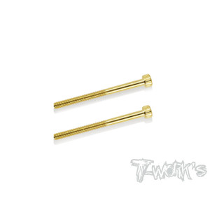 Vis Acier GOLD CHC 3x40mm Mi-Filetage (2) - T-WORKS - GSS-340hh