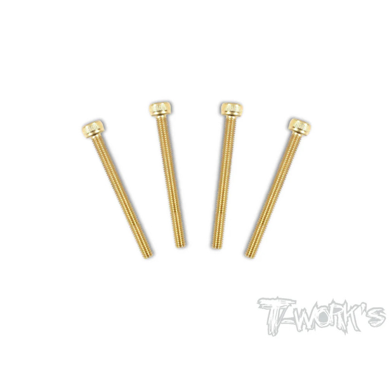 Vis Acier Traitées GOLD CHC 3x35mm (4) - T-WORKS - GSS-335H