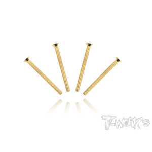 Vis Acier Traitées GOLD FHC 3x35mm (4) - T-WORKS - GSS-335C