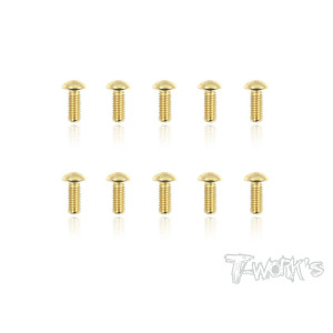 Vis Acier Traitées GOLD BHC 4x8mm (10) - T-WORKS - GSS-408B