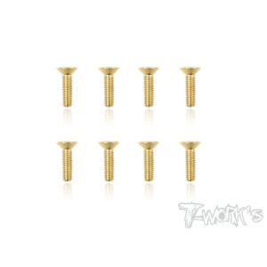 Vis Acier Traitées GOLD CHC 4x14mm (6) - T-WORKS - GSS-414C