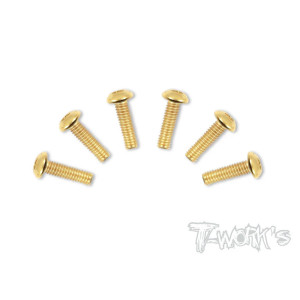 Vis Acier Traitées GOLD BHC 4x14mm (6) - T-WORKS - GSS-414B