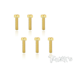 Vis Acier Traitées GOLD CHC 4x16mm (8) - T-WORKS - GSS-416H