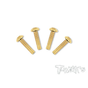 Vis Acier Traitées GOLD BHC 4x18mm (4) - T-WORKS - GSS-418B