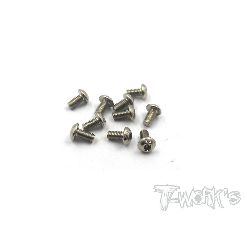 Vis Acier Traitées NICKEL BHC 3x6mm (10) - T-WORKS - NSS-306B