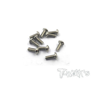 Vis Acier Traitées NICKEL BHC 3x8mm (10) - T-WORKS - NSS-308B