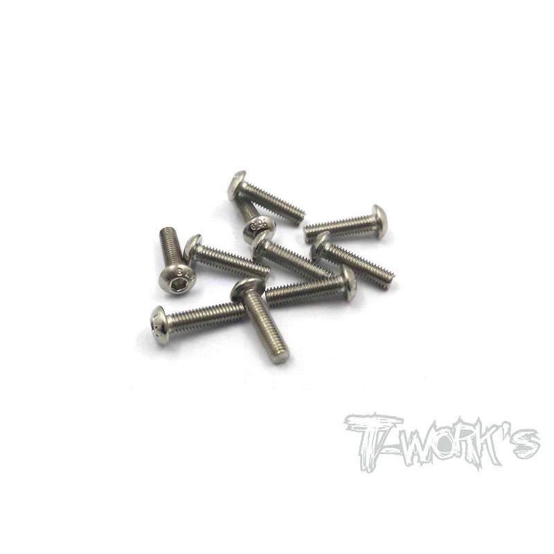 Vis Acier Traitées NICKEL BHC 3x12mm (10) - T-WORKS - NSS-312B