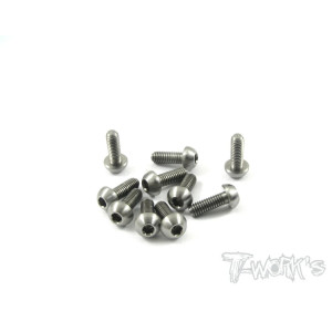 Vis Acier Traitées NICKEL BHC 4x8mm (10) - T-WORKS - NSS-408B