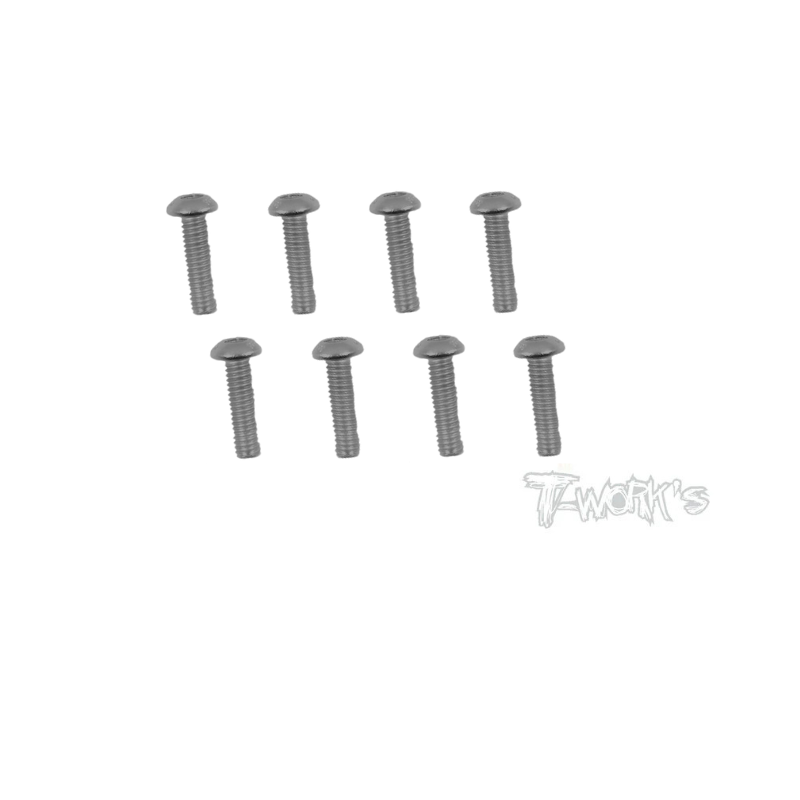 Vis Acier Traitées NICKEL BHC 4x16mm (8) - T-WORKS - NSS-416B