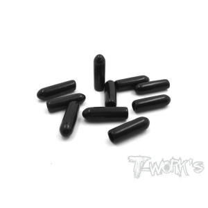 Manchons de Tube d'Antenne Noir (10) - T-WORKS - TA-112BK