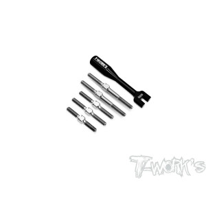 Kit de pas inverses en titane pour X-RAY X4 2024 - T-WORKS - TB-279