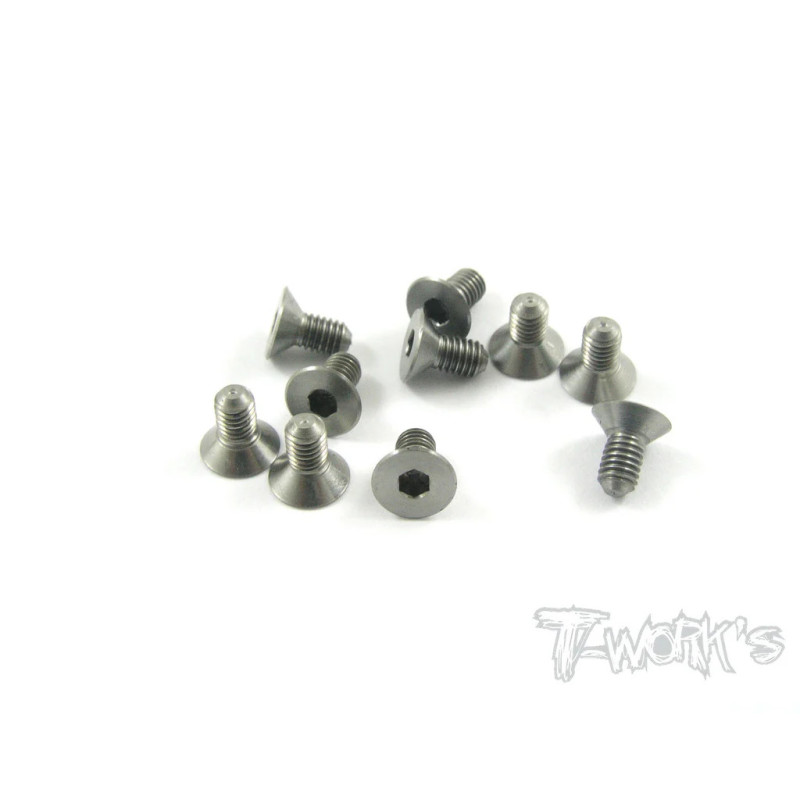 Vis titane 3x6 FHC (10) - T-WORKS - TSS-306C