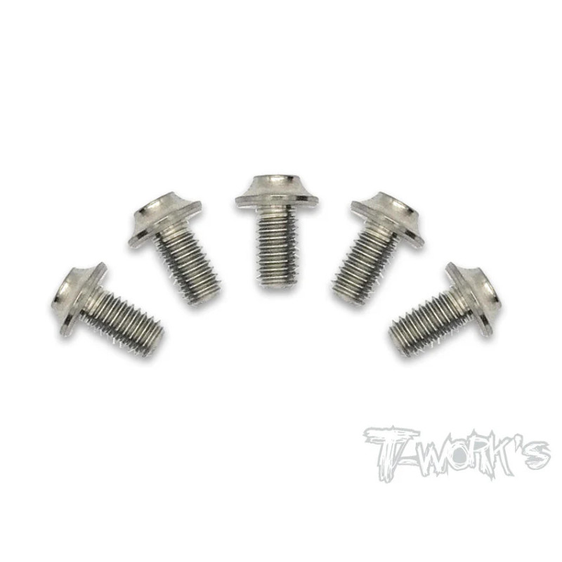 Vis titane 3x6 tête UFO (10) - T-WORKS - TSS-306U-5