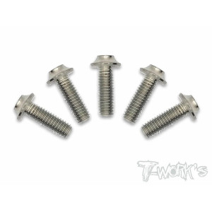 Vis titane 3x10 tête UFO (10) - T-WORKS - TSS-310U-5