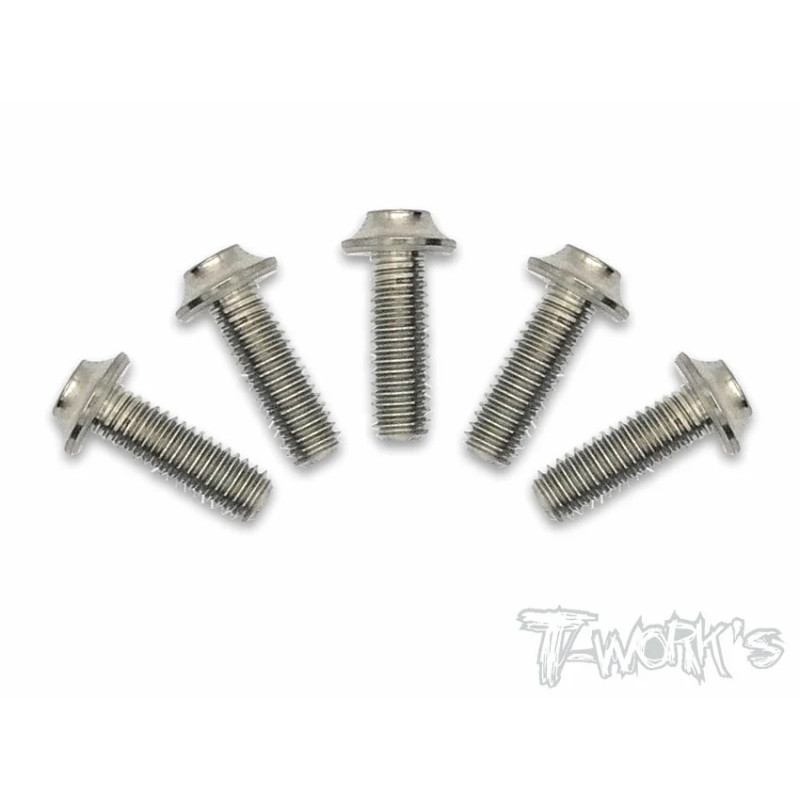 Vis titane 3x10 tête UFO (10) - T-WORKS - TSS-310U-5