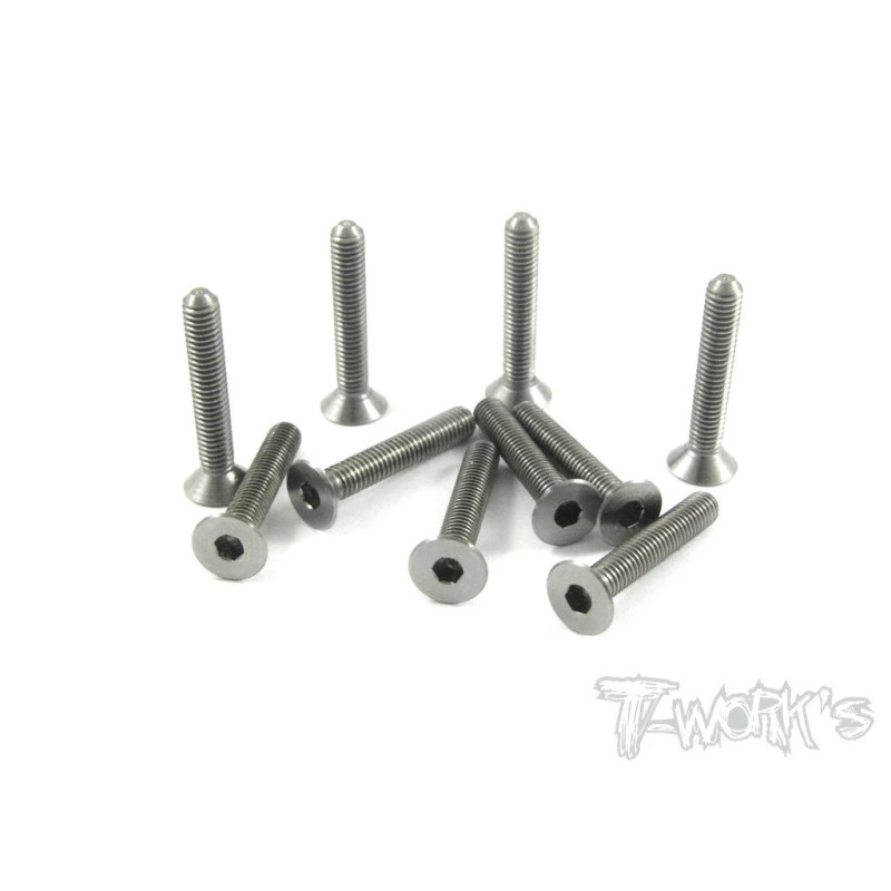 Vis titane 3x18 FHC (10) - T-WORKS - TSS-318C