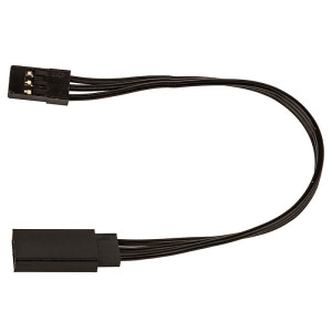 125mm SERVO EXTENSION WIRE BLACK (4.92IN) - REEDY - 27164