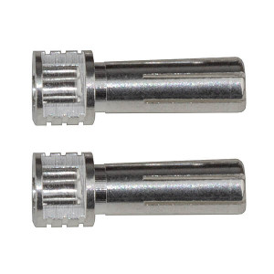 GRIP BULLET CONNECTORS SILVER 5mm x 14mm (2) - REEDY - 27392