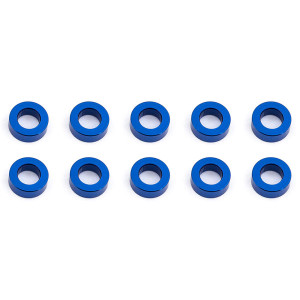 Rondelles alu bleues 5.5x2.0mm (x10)  - ASSOCIATED - 31383