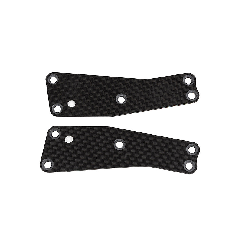 RC8T3.2 FT FRONT UP ARM INSERTS CARBON - TEAM ASSOCIATED - AS81482