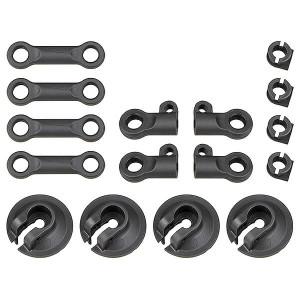 RC8B4 SPRING CUPS AND SHOCK ROD ENDS - ASSOCIATED - 81512