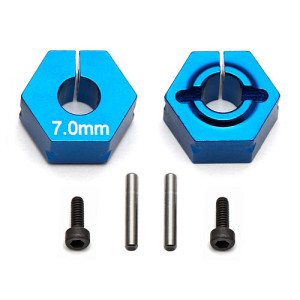 B6.1/B74 Hexagones de roue 7.0mm (x2) - TEAM ASSOCIATED - AS91610