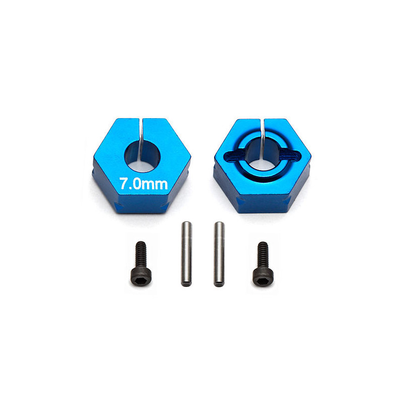 B6.1/B74 Hexagones de roue 7.0mm (x2) - TEAM ASSOCIATED - AS91610